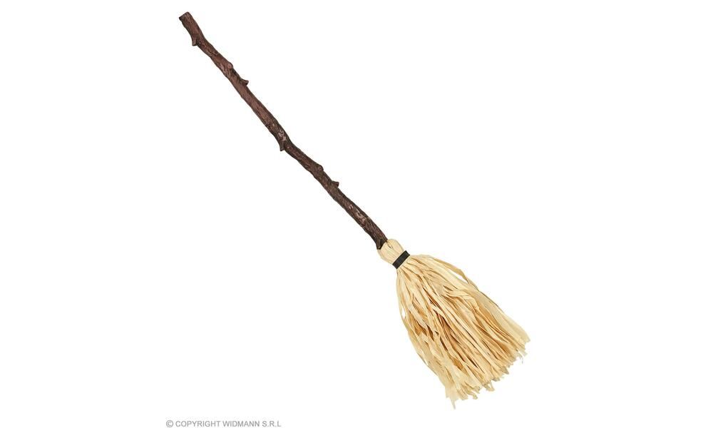 COLLAPSIBLE CROOKED WITCH BROOM 125 cm