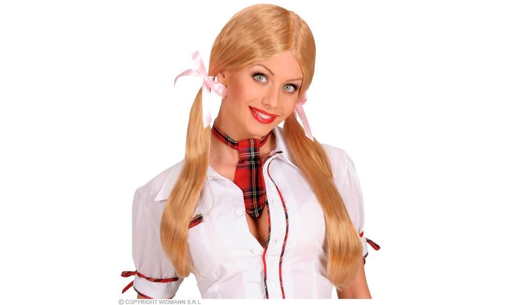 SCHOOLGIRL WIG blonde in box