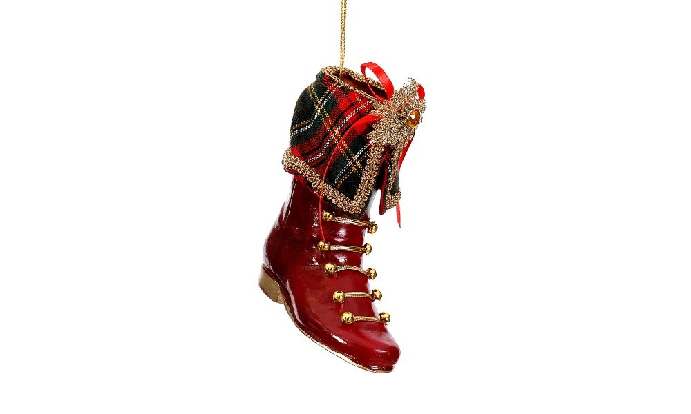 4/24-15cm Red highland shoe ornament