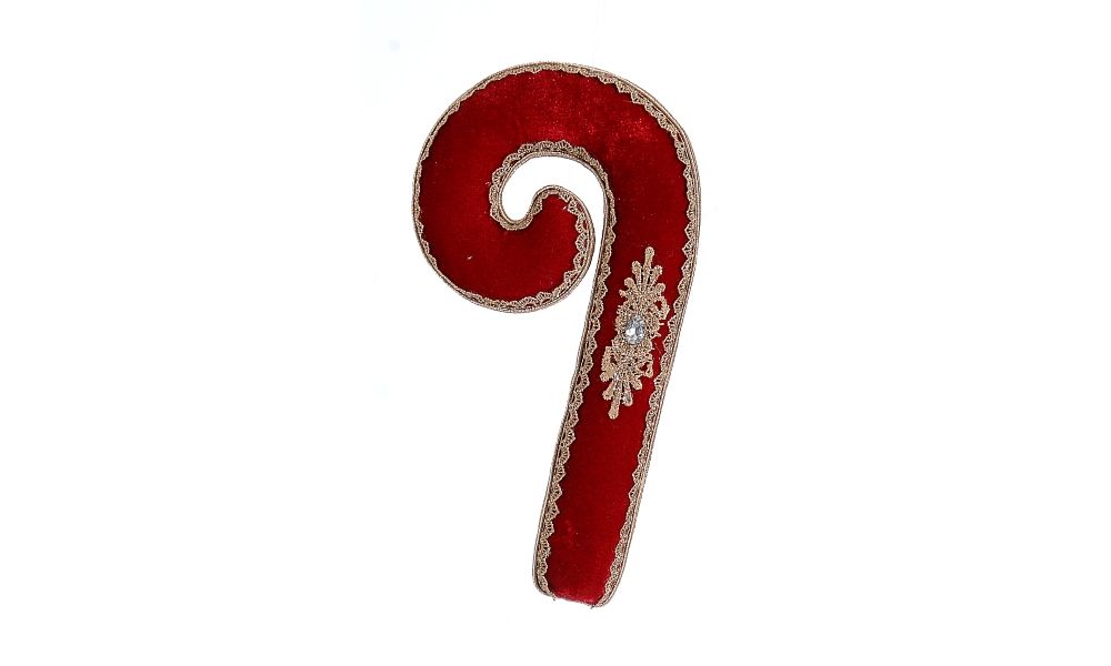 4/64-26cm Red candy cane hanging ornament