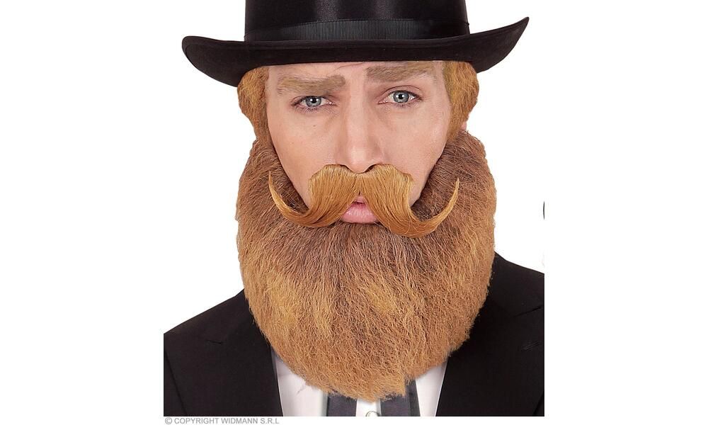 BLOND BEARD MOUSTACHE