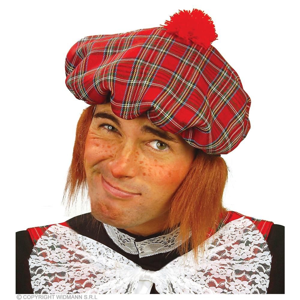 SCOTTISH HAT WITH HAIR