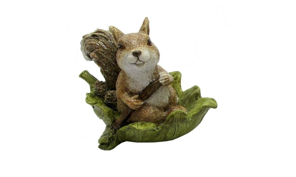 RESIN SQUIRREL 15X9X11