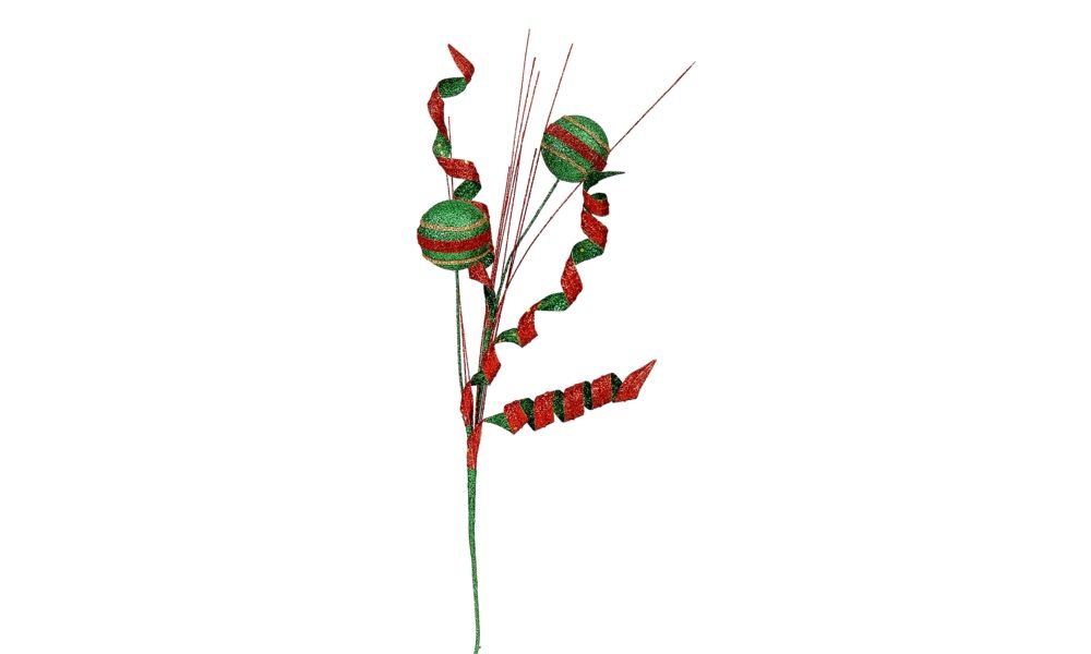 12/96 68cm red/green branch