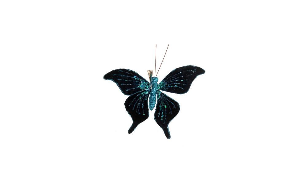 12/120-17CM blue black butterfly