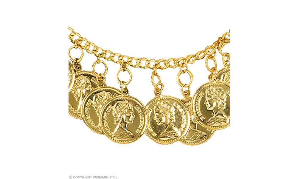 ANKLET WITH GOLD COINS