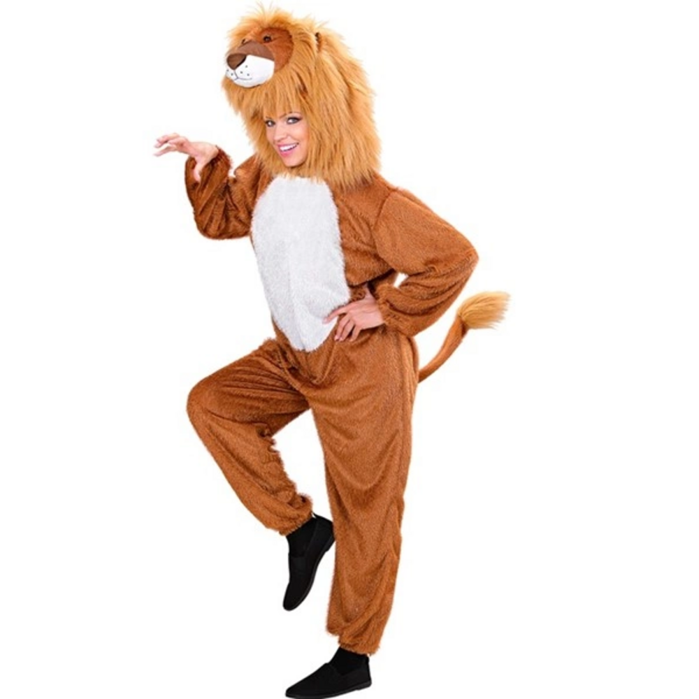 FUNNY LION  (hooded jumpsuit with mask)