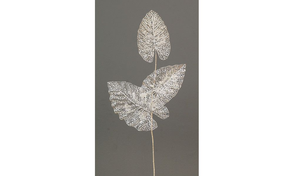 6/72-69cm silver leafs w/branch