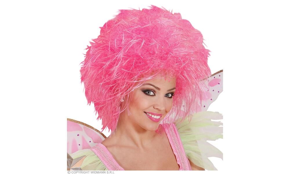 FAIRY WIG neon pink in polybag