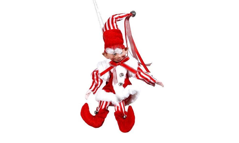 3/96 - 30cm red/white striped elf