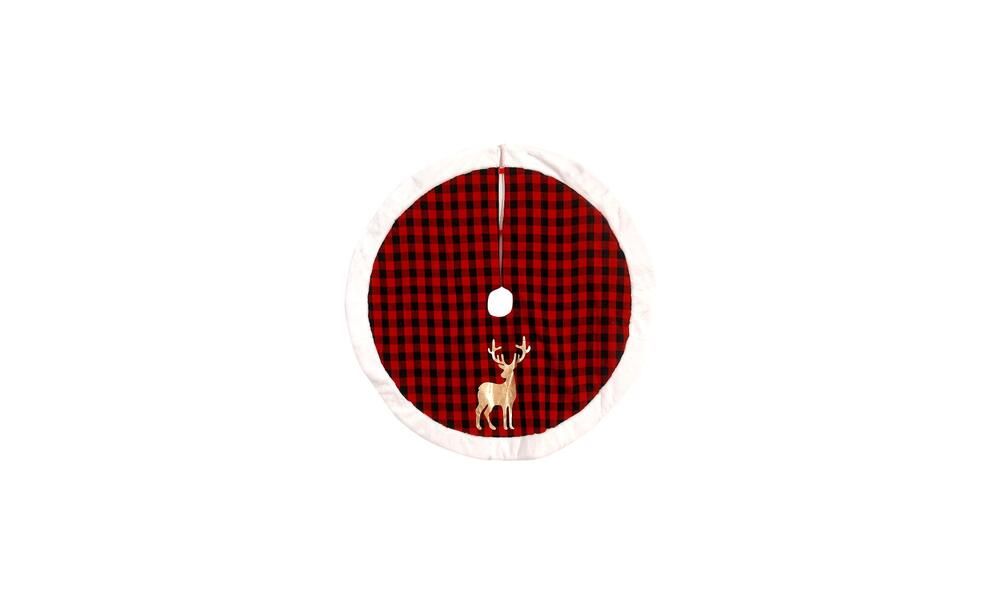 1/12 - 120CM Checker Red*Black Tree Skirt