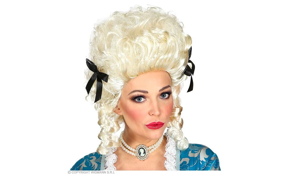 IVORY COLONIAL WOMAN WIG in box