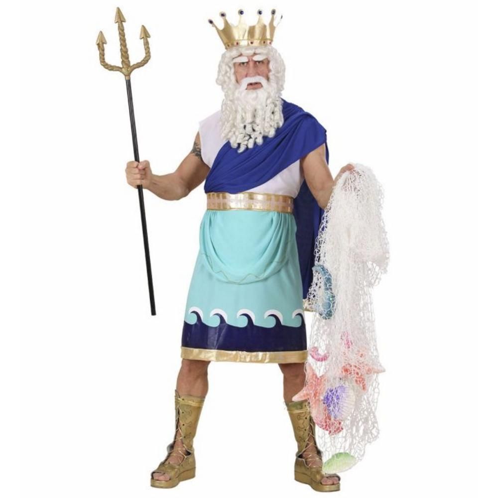 POSEIDON (tunic, belt with sash, crown) (L)
