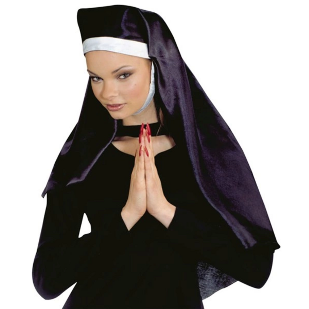NUN HAT  satin